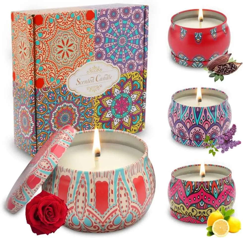 4 Pack Scented Candles