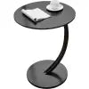 Wooden C-Shape Frame Coffee Table