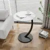 Wooden C-Shape Frame Coffee Table